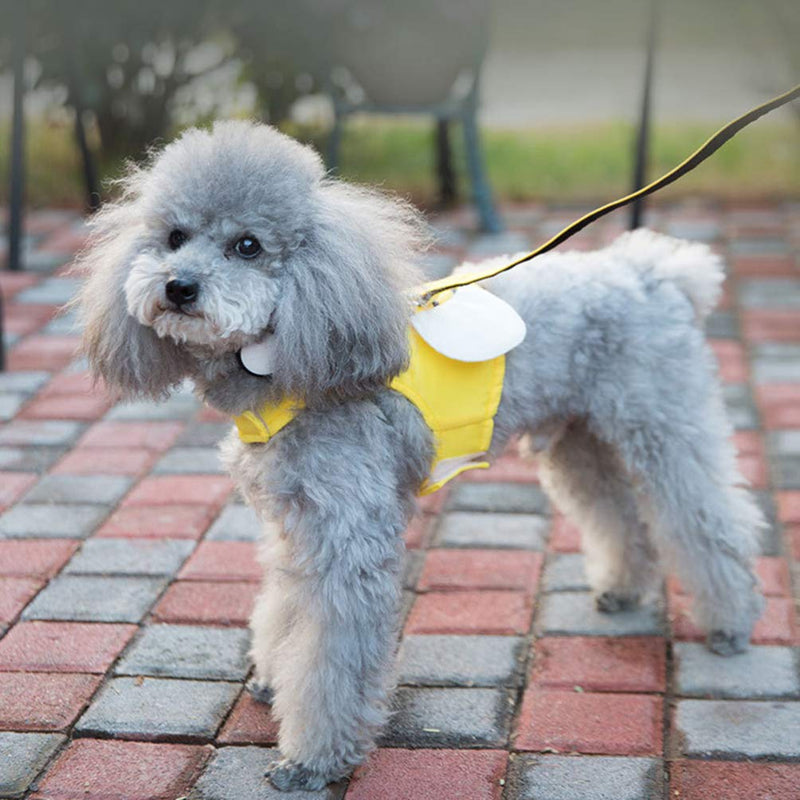 POPETPOP Dog Vest Harnesses No-Pull Walking Harnesses with Leash Cute Bee Harness for Pet Cat Small Dogs Yellow Size S - PawsPlanet Australia