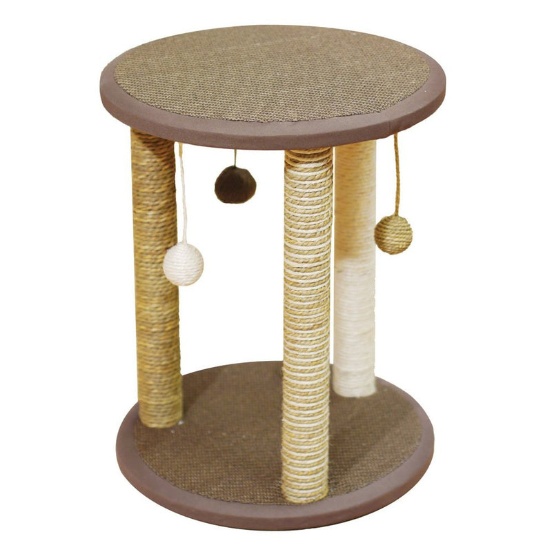 Rosewood Zurich Cat Scratcher/Post, green/beige - PawsPlanet Australia