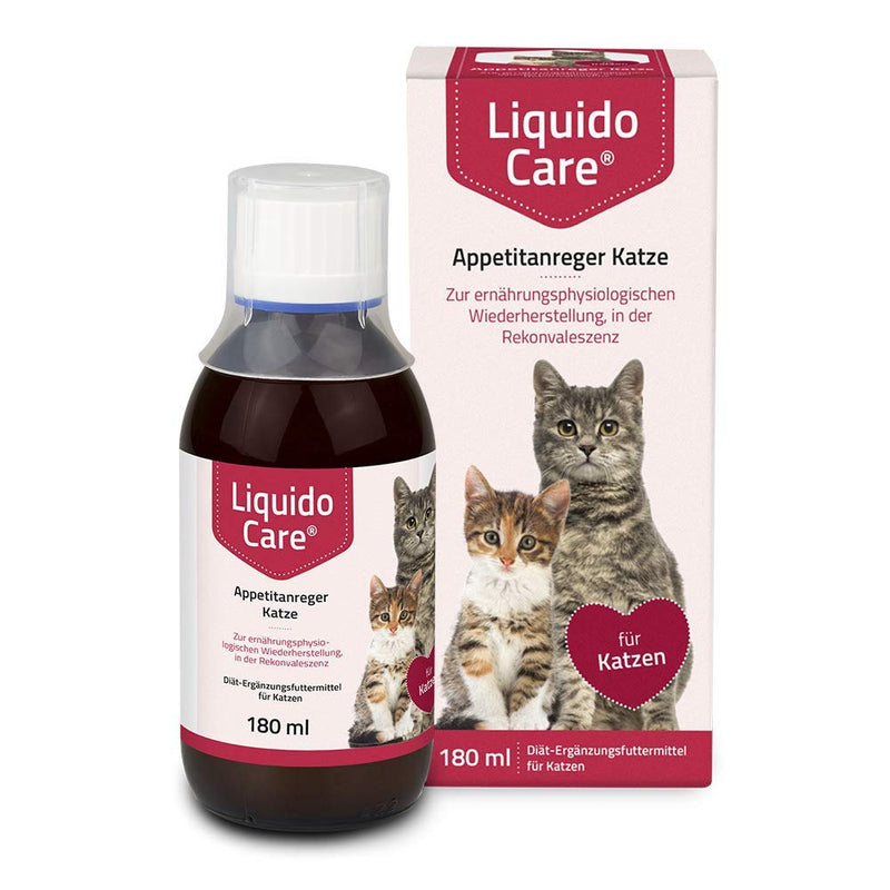 LiquidoCare appetite stimulant cat, tonic for nutritional restoration in convalescence, diet supplement 180ml - PawsPlanet Australia