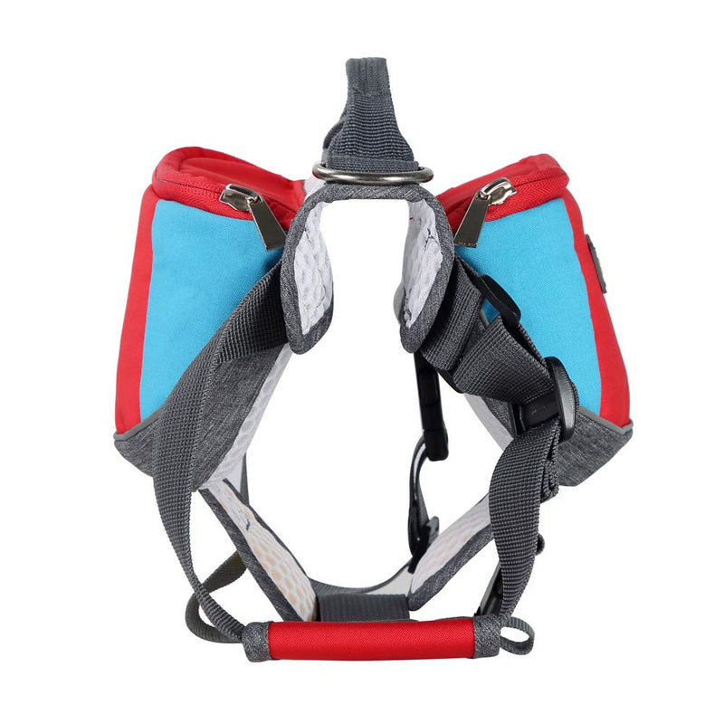 Wellver Adjustable Dog Saddle Bag Backpack, Hound Travel Saddle Bag Packs Hiking Walking Camping for Small & Medium & Large & Extra Large Dogs ellipse-multi-1 - PawsPlanet Australia