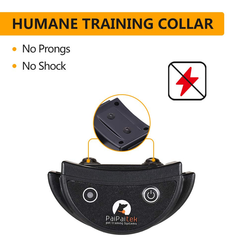 [Australia] - Paipaitek No Shock Safe Dog Training Collar Rechargeable Waterproof Red 