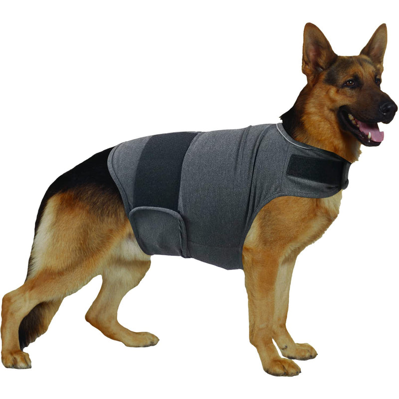 QIYADIN Dog Comfort Dog Anxiety Relief Coat Breathable Thunder Shirts for Dogs Dog Anxiety Vest Jacket Warp Puppy Anxiety Calming Vest Wrap (XL) XL - PawsPlanet Australia