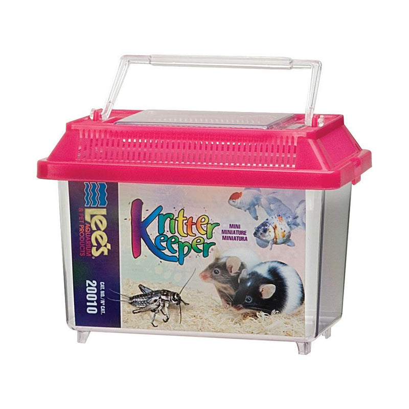Lee's Kritter Keeper, Mini Rectangle w/Lid ( Colors May Vary ) - PawsPlanet Australia