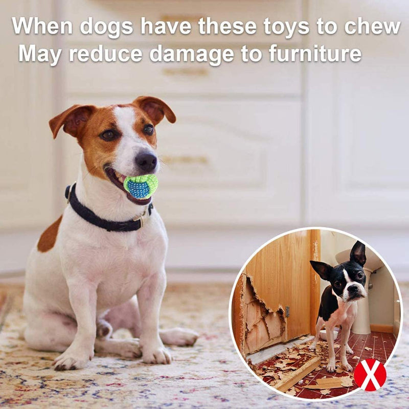 BundleMall Dog Chew Toys Set, 9 Packs Rope Dog Interactive Toy Braided Cotton Knot Rope Dog Indestructible Chew Teething Cleaning Large Dog Interactive Rope Toys (Set A) Set A - PawsPlanet Australia