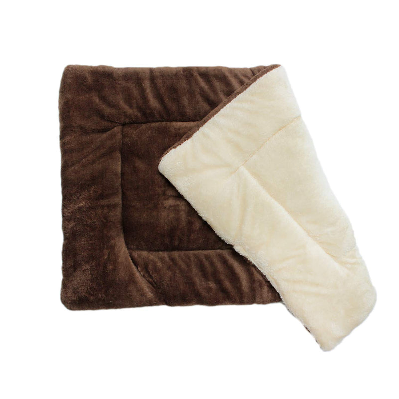Downtown Pet Supply Comfort Pet Dog Crate Mat and Nap Pad, X-Small-Brown/Oatmeal Brown/Oatmeal - PawsPlanet Australia