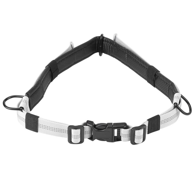 GAESHOW Hands Free Dog Leash Reflective Adjustable Waist Belt for Running Walking Hiking Fabric(Grayish Blue) Grayish Blue - PawsPlanet Australia