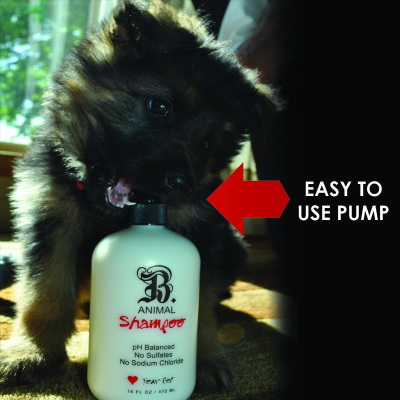 [Australia] - Sulfate Free, Natural Pet Shampoo, Paraben Free For Itchy & Sensitive Skin, Witch Hazel & Wild Chamomile-PH Balanced For Pets-8.5oz. 