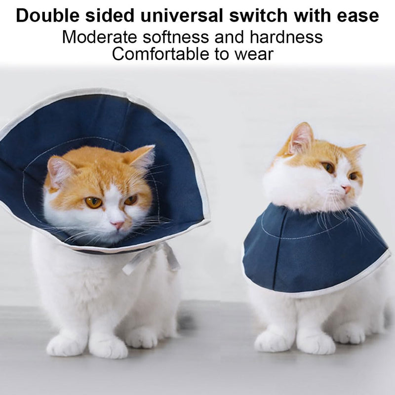 KGDUYC Recovery Collars for Dogs, Recovery Collar, Soft Collar for Puppies, Small Dogs and Cats After Surgery and Injuries (Blue, M) - PawsPlanet Australia