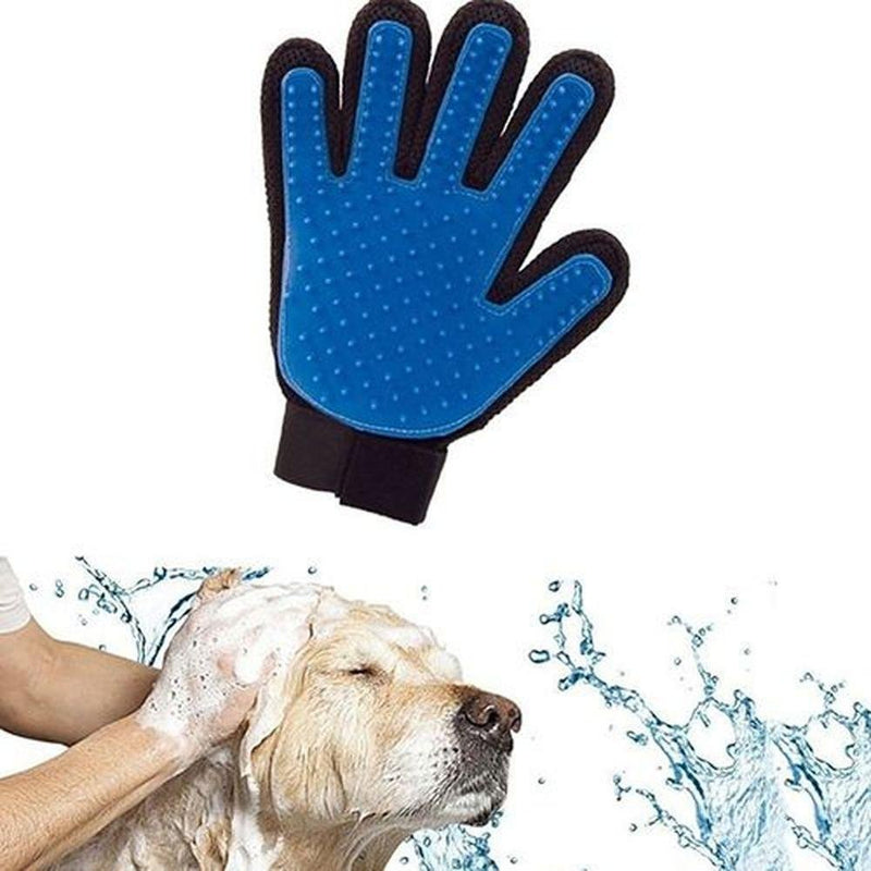 [Australia] - [Premium Version] Pet Grooming Glove and Deshedding Brush - Perfect for Cat and Dog - Short and Long Hair - Gentle Pet Hair Remover Mitt - One-Size-Fits-All - 260 Soft Silicone Tips - Right Hand 