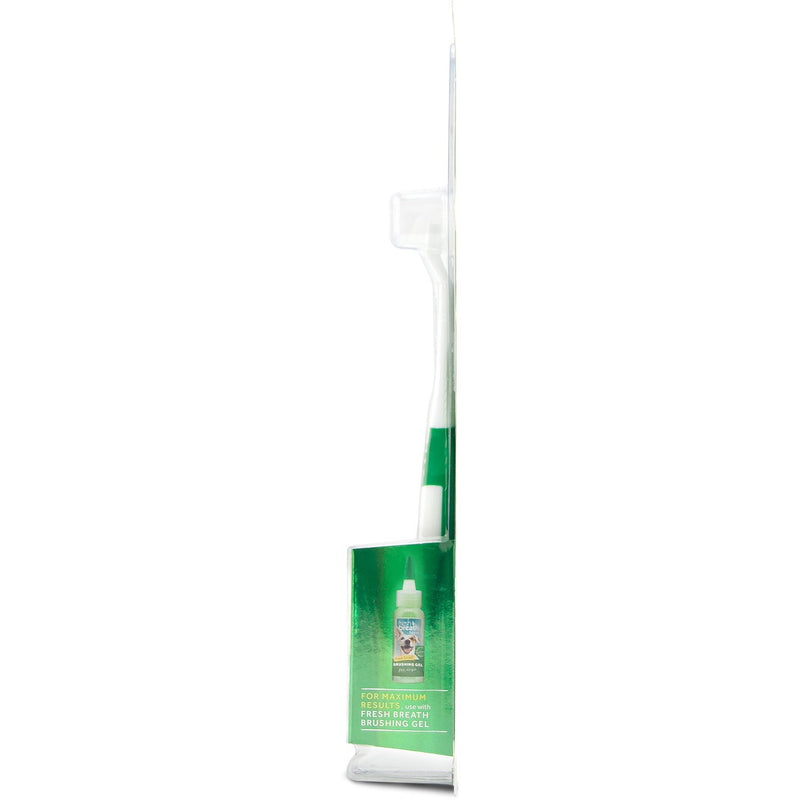 Fresh Breath by TropiClean Triple Flex Toothbrush for Small Dogs - PawsPlanet Australia