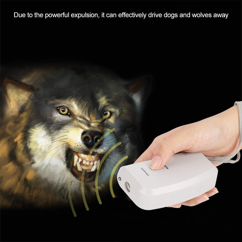 Haofy Electronic Dog Repeller Portable Ultrasonic Repelling Dogs Electronic Chaser Alarm Tools Stopper Stop Barking Supplies 9V laminated dry battery(Not included) - PawsPlanet Australia