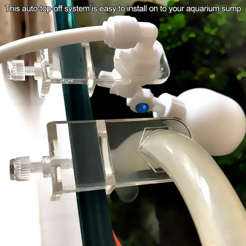 [Australia] - TOPINCN Auto Water Filler Controller Auto-top-Off System Water Level Controller Adjustable Float Valve Mounting for Aquarium Pet Supplies 