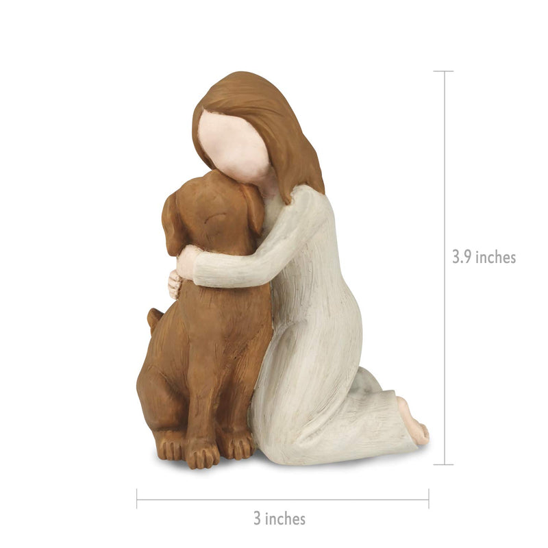 Carracci Dog Angel Figurines, Angel Dog Friendship Memorials, Sculpted Hand-Painted Figures for Dog Lovers-Multicolor Multicolor - PawsPlanet Australia