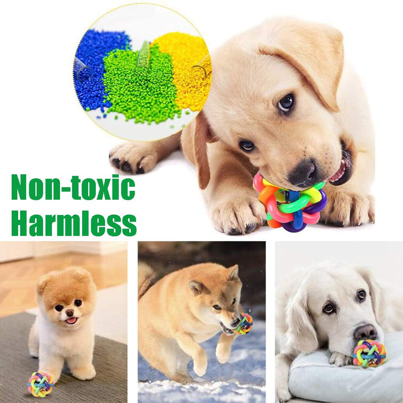 IBLUELOVER 10 Pack Cute Interactive Pets Dog Toys Set Durable Rope Squeaky Chew Training Toy for Small Medium Cat Puppy Solving Boredom Cleaning Teeth Non-toxic Rubber Exercise Ball for Dogs Package 2 - PawsPlanet Australia
