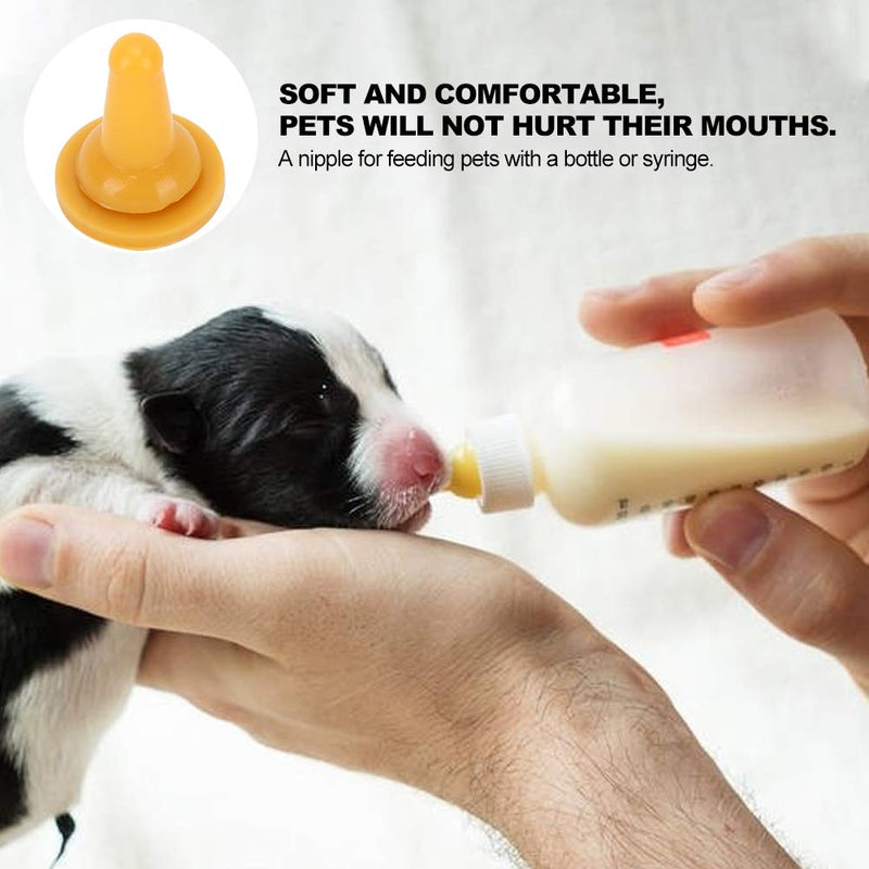 15PCS Puppy Nursing Bottle Nipple Silicone Safety Soft Cat Dog Feeding Bottle Feeder Nipple for Pet Puppy Kittens - PawsPlanet Australia