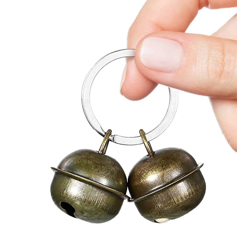 SSRDFU Extra Loud Bells for Cat and Dog - Pet Tracker Bell Dog Bell for Collar Pet Tracker for Black Cat Bell Collar Charm Pendant Bells - PawsPlanet Australia