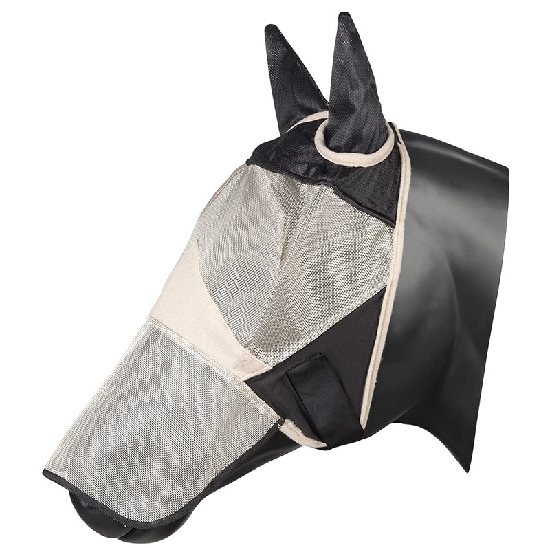 PFIFF Face Mask – Willow schwarz-beige Pony - PawsPlanet Australia