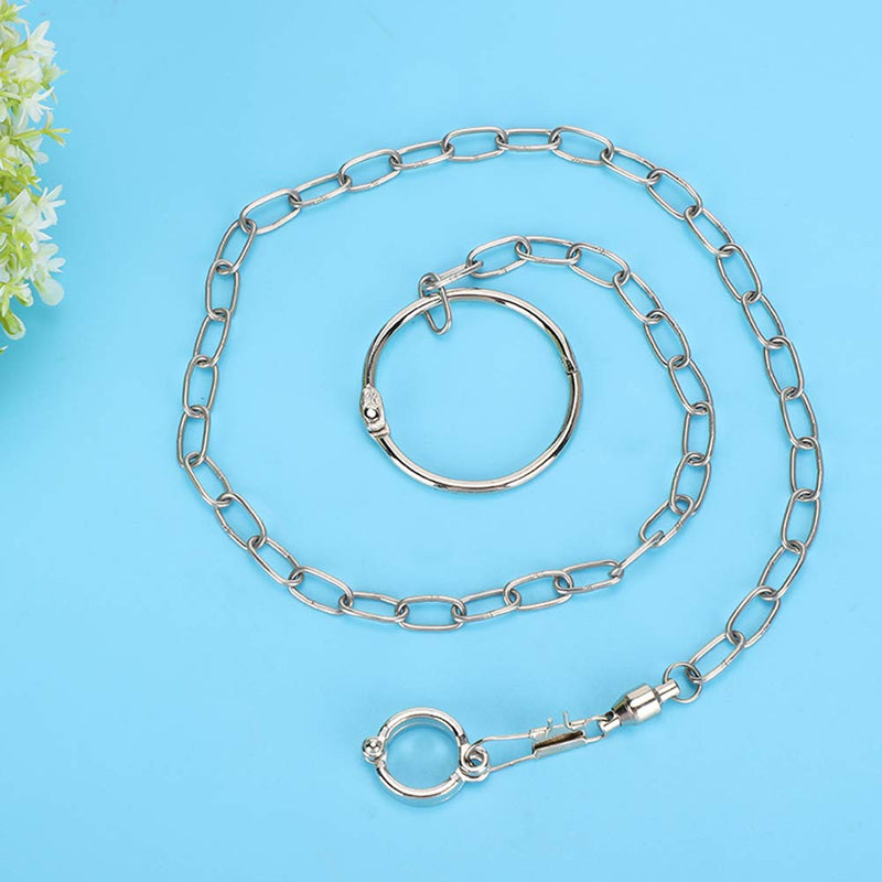 YOUTHINK Stainless Steel Split Foot Chain for Large Parrot Pet Training Anklet Ring for Birds Macaw Parrots - PawsPlanet Australia