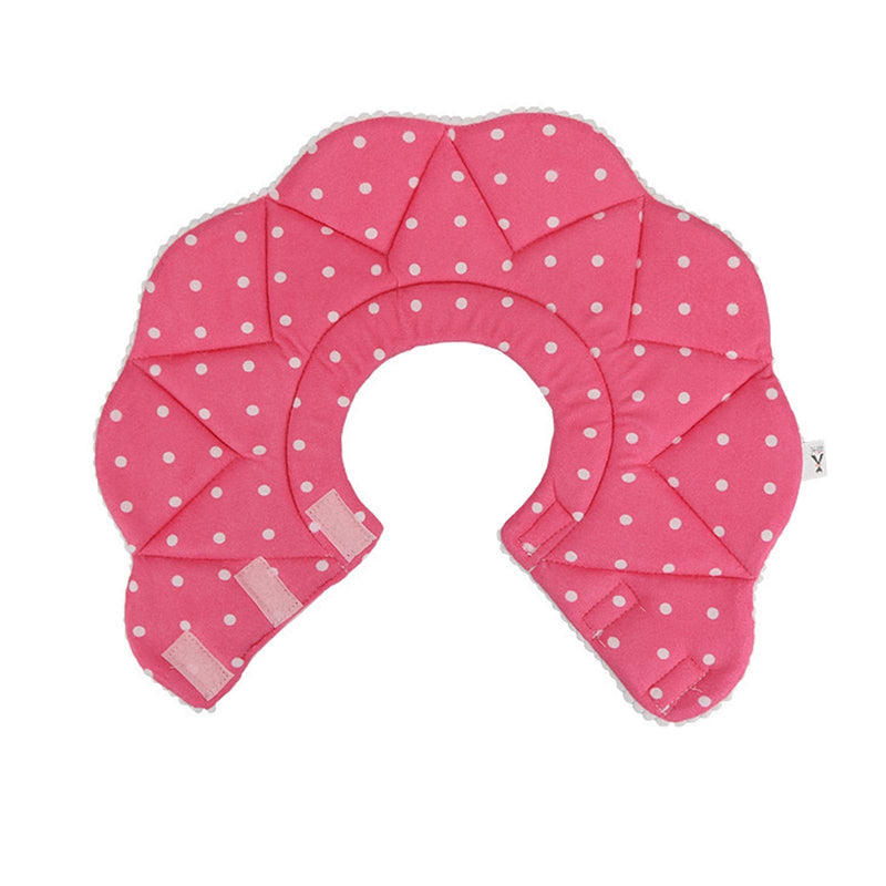 AWOCAN Cat Recovery Collar, Polka Dot Tapered collar protection cotton adjustable soft Elizabethan collar for Cat and Dogs (s) s - PawsPlanet Australia