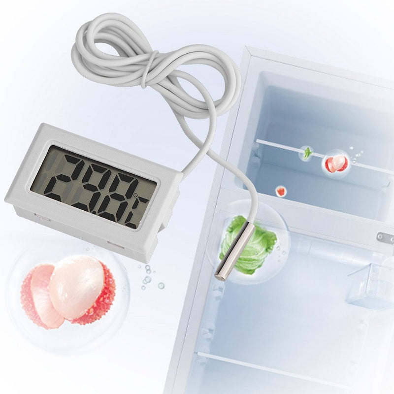 Richer-R Humidity Meter,Mini Hygrometer Temperature Digital LCD Thermometer Sensor for Refrigerator Freezer - PawsPlanet Australia