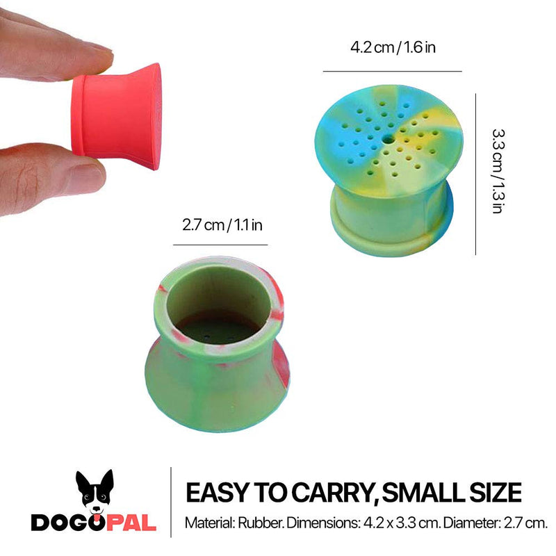 DOGOPAL Portable Outdoor Shower for Dogs | Bottle Head Attachment Turns Any 2L Plastic Water Bottle into Portable Dog Shower | 2pcs 1 Red and 1 Green - PawsPlanet Australia