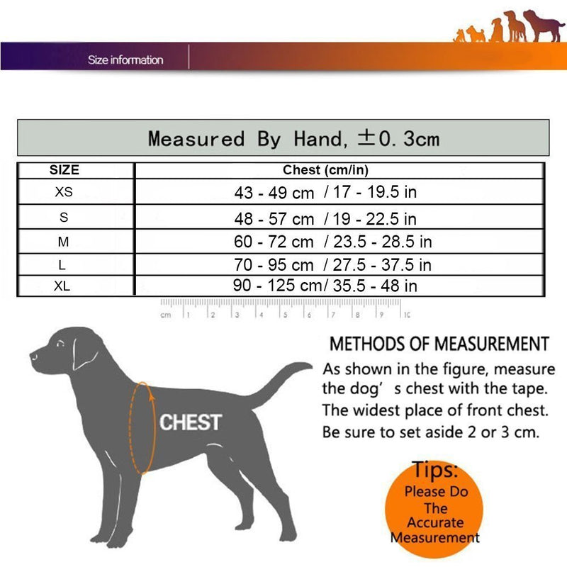 Fit Into Everyway Sturdy Nylon Range Of Front Side No Pull Dog Harness 3M Reflective Padded Adjustable Pet Vest with Handle S Chest 19-22.5" Black - PawsPlanet Australia