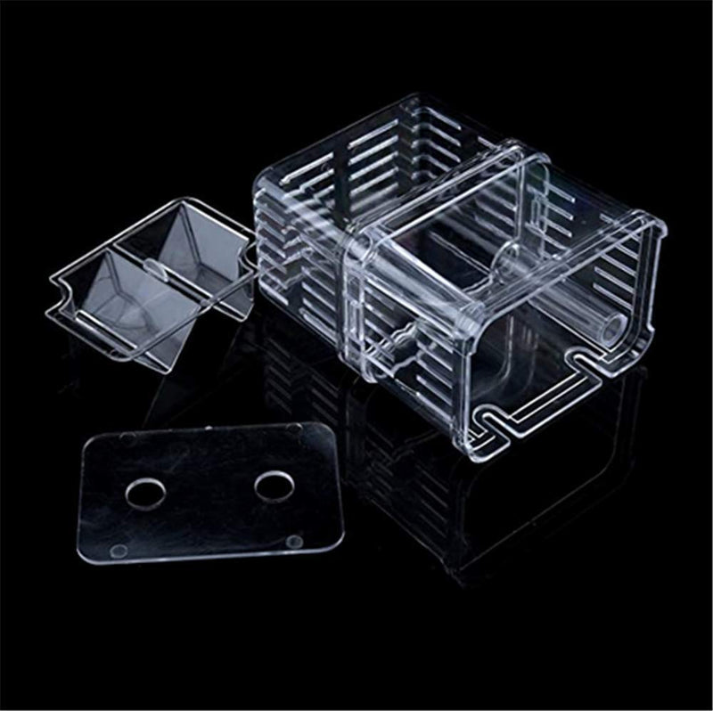 Aquarium Fish Breeding Box Hatching Incubator Isolation Box for Baby Fish Hatchery, Double Guppies Hatching Incubator Isolation Box (Middle Size) Middle Size - PawsPlanet Australia