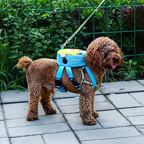 Dog Pack,Dog Hiking Backpack, Hiking Gear for Dogs,Dog Packpack for Hiking Blue - PawsPlanet Australia