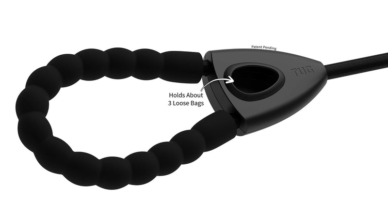 TUG Oval Rope Leash - Patented Oval-Shaped Integrated Dispenser; 5 FT Strong Rope Leash - PawsPlanet Australia