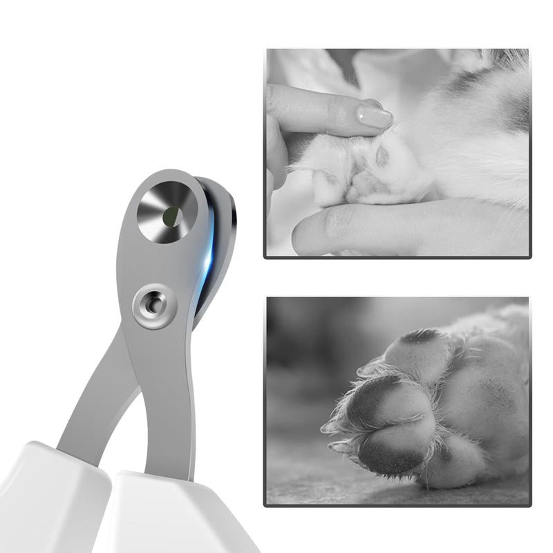 Claw scissors for cats pink, professional cat nail scissors, claw scissors for dogs, small cats, claw cutter, safety, cat accessories, ideal for small dogs, puppies, cats with file and cat brush - PawsPlanet Australia