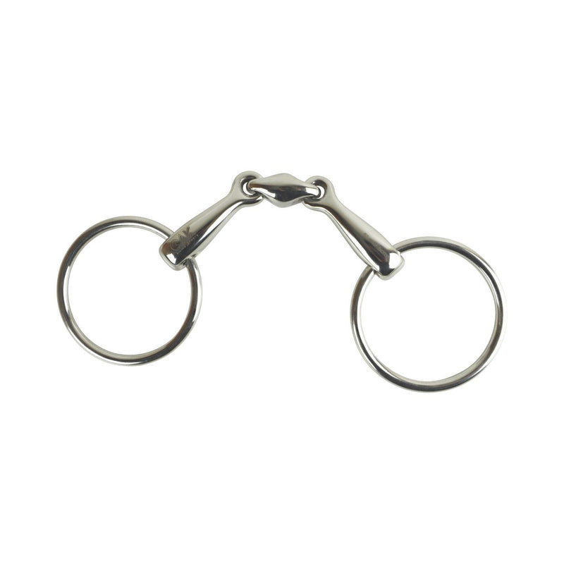 AK Loose Ring Lozenge with Angled Shape in Stainless Steel AKRS-2622 (5.25", Silver) 5.25" - PawsPlanet Australia