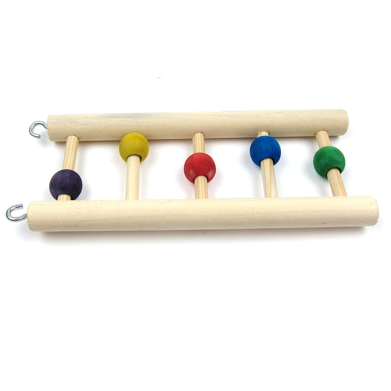 [Australia] - Alfie Pet - Quinlan Hanging Wooden Ladder Toy for Birds Small 