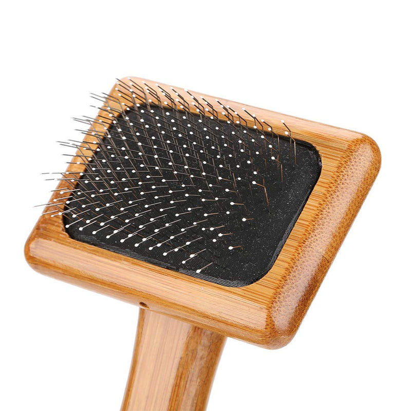 Dog brush, cat brush, soft brush, fur brush, professional fur care and massage tool for shedding, for gentle care of the top hair and undercoat (#2) #2 - PawsPlanet Australia