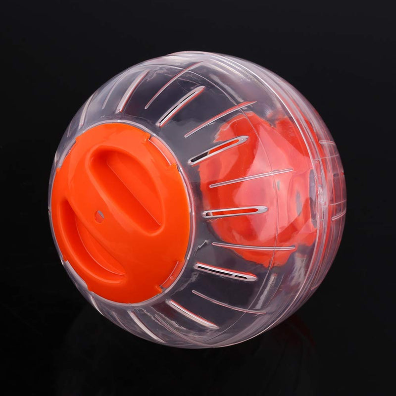Hamster ball, diameter 12 cm, hamster running ball, hamster ball, exercise ball, sports ball, plastic roller ball, running ball, jogging ball, small animals toy for hamsters, rats, gerbils (orange). - PawsPlanet Australia