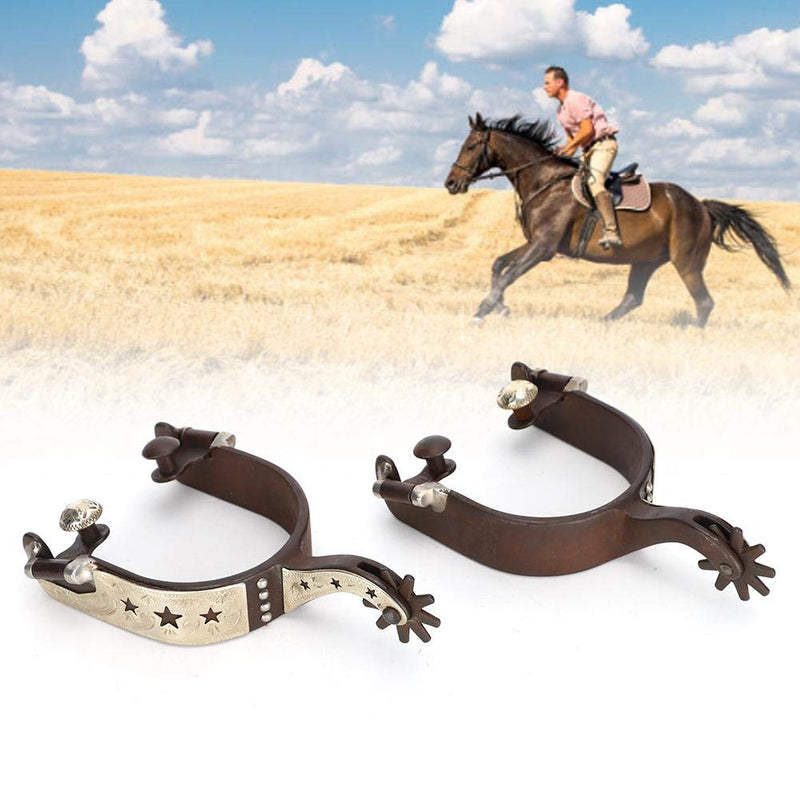 AMONIDA Cowboy Spurs, Cowboy Horse Boot Boot Spurs, Equestrian Competition Dressage Horse Training Entertainment for Eques - PawsPlanet Australia