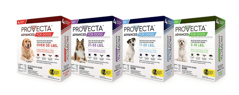 Provecta 4 Doses Advanced for Dogs, X-Large/Over 55 lb, Red (063339) - PawsPlanet Australia