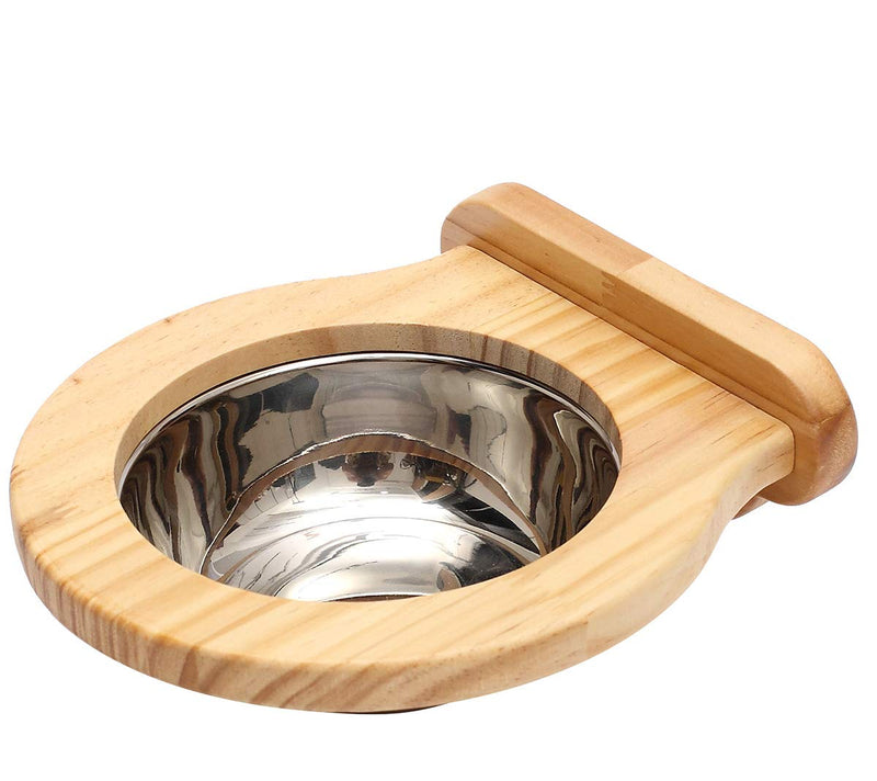 Hanging dog and cat bowls, cat food bowls, adjustable height pet bowls hanging cage kennel, elevated food or water bowls for puppy, kitten and bird One Bowl - PawsPlanet Australia