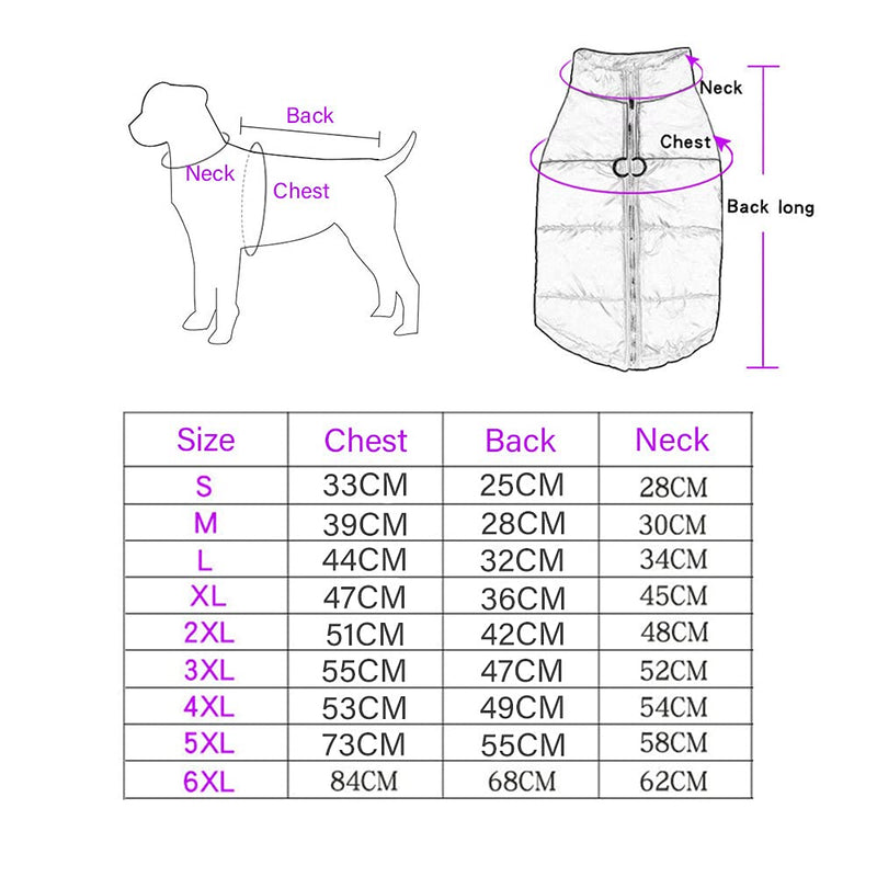 C/N Dog coats waterproof with harness hole dog winter coat medium dog jackets waterproof warm dog clothes for cold weather Pink M chest 39CM back 28CM - PawsPlanet Australia