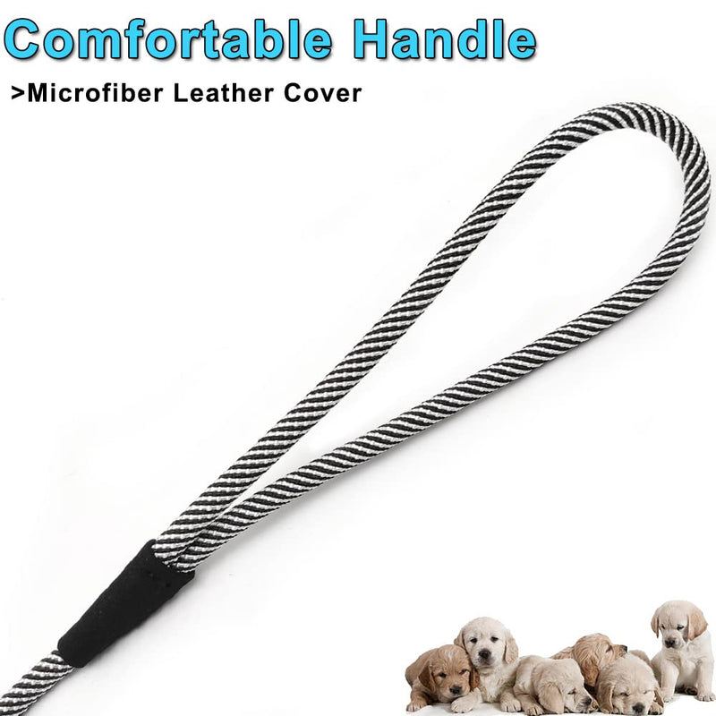 YUCFOREN Small Dog Leash 7Ft x 1/3" Rope Leash for Little Pets/Puppies/Small Animals/Extra Small Dogs, Strong Nylon Walking Leash Training Lead 7’ x 1/3" Black - PawsPlanet Australia