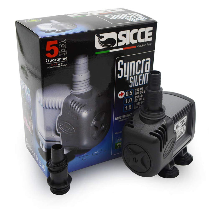 SICCE Syncra Silent 0.5 Multi-Purpose Pump, designed for freshwater and saltwater - PawsPlanet Australia