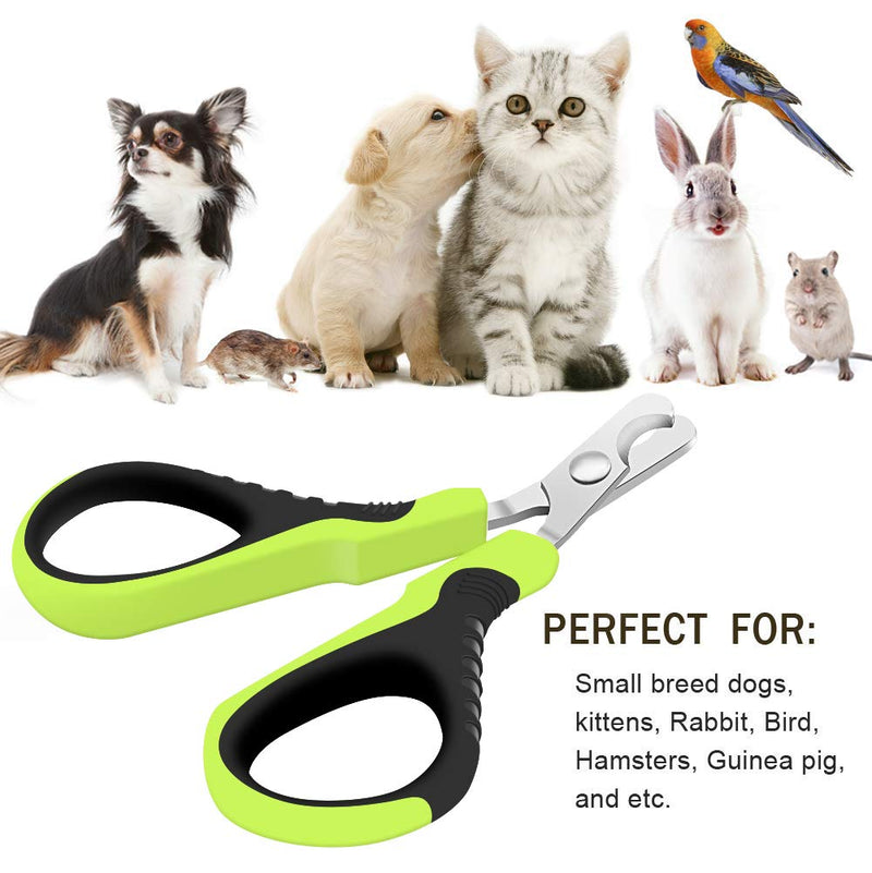 VICTHY Pet Nail Clippers for Small Animals, Dog/Cat Nail Clippers Claw Toenail Trimmer, Professional Home Grooming Tool for Cat/Dog/Kitten/Puppy/Bunny/Rabbit/Bird/Ferret - PawsPlanet Australia