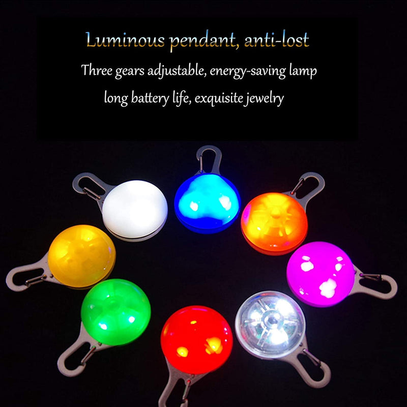 8 Packs LED Dog Collar, LED Light Up Clip-on Dog Collar Light, Dog Lights for Night Walking,Waterproof Dog Night Light,for Large Medium Small Cats Pet,Running, Camping, Climbing, Bike - PawsPlanet Australia