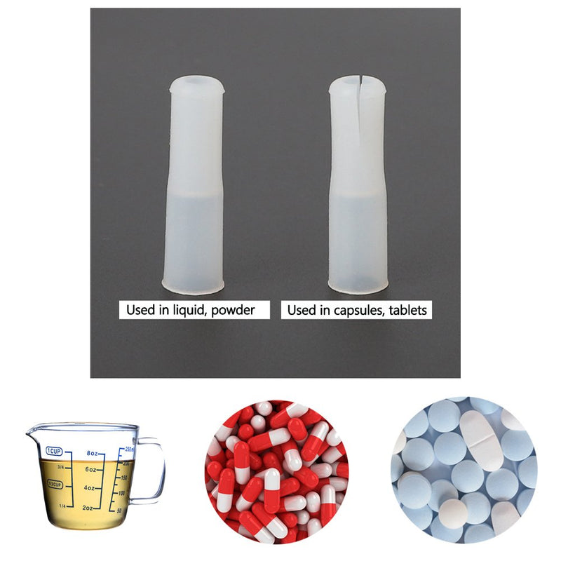 QIYADIN Pet Piller Gun Dog Pill Shooter Cat Tablet Soft Tip Syringe Pet Medical Feeding Dispenser Tool for Small Animal - PawsPlanet Australia