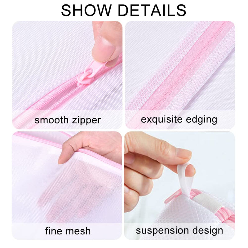 Hair Remover for Washing Machine,Pet Hair Remover for Laundry,Mesh Laundry Bags,Washing Machine Wash Bags,Pet Hair Remover Washing Machine,Reusable Dog Hair Remover for Washer Dryer Bedding Clothes 2 Pcs - PawsPlanet Australia