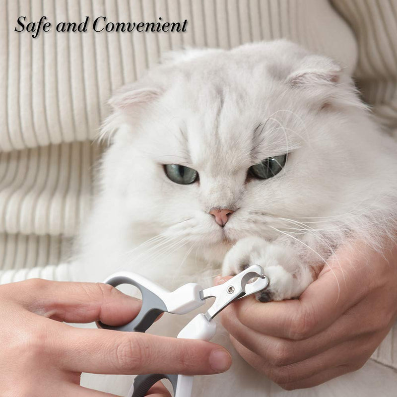 LAIKA Cat Nail Clippers - Cat Nail Scissors and Claw Cutters for Grooming, Carved Blade Avoid Over-cutting, Sharp Blades and Non-Slip Handles - for Cats, Puppies and Other Small Animals - PawsPlanet Australia