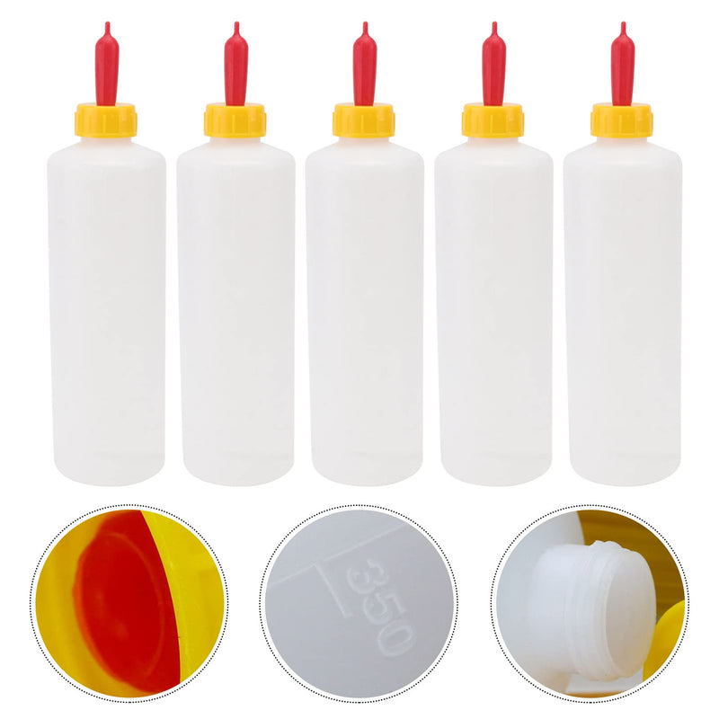 DOITOOL 5pcs Lamb Feeding Bottle- 400ml Puppy Feeding Milk Bottles and Teats- Puppy Bottles for Feeding Dogs Cow Goat Lambing Equipment - PawsPlanet Australia