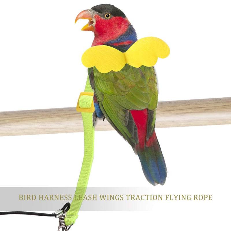 POPETPOP Parrot Harness Adjustable Bird Training Leash Safe Practical Bird Leash Bird Strap Bird Rope for Budgerigar Mynah Parrot - PawsPlanet Australia