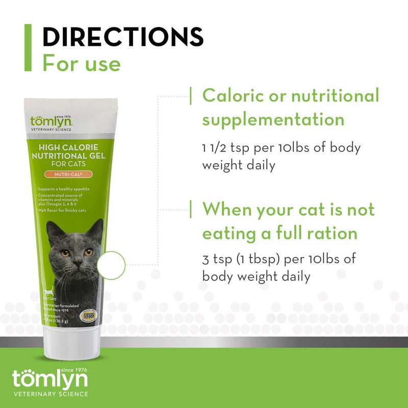 2-Pack Nutri-Cal for Cats High Calorie Dietary Supplement, 4.25-Ounce Tube - PawsPlanet Australia