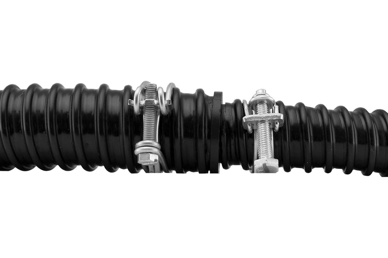 Pond Pipe reducing Connector 32mm-25mm with Double Wire Hose Clips for Corrugated Pond Pipe - PawsPlanet Australia