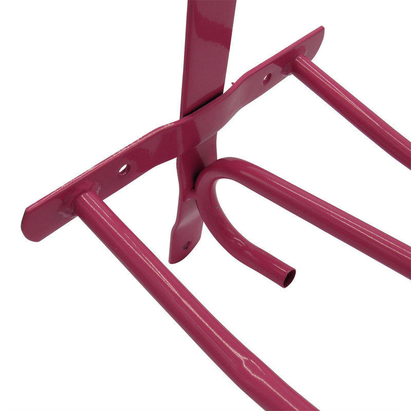 SecureFix Direct Saddle Rack Wall Mounted (Horse Riding Stable Stand Pink) - PawsPlanet Australia